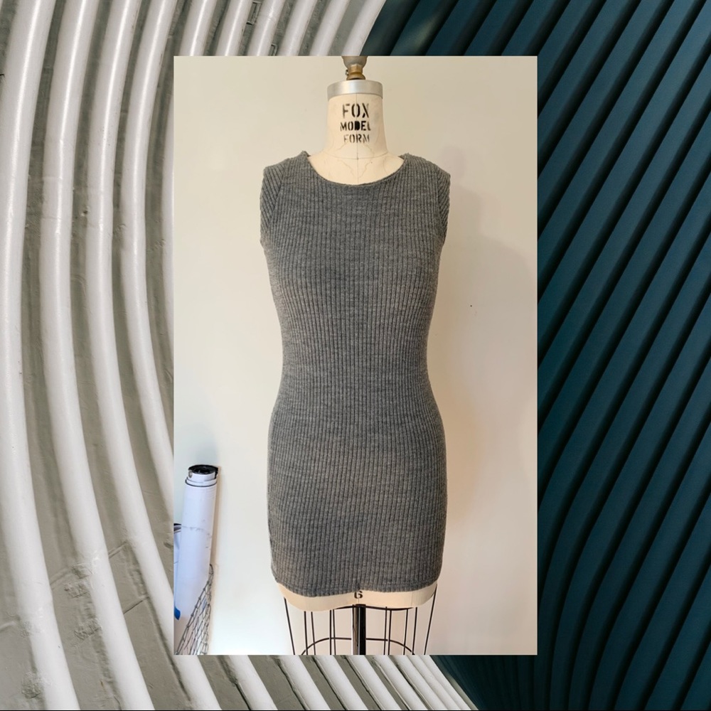 Pink Yotto Ribbed Sweater Dress